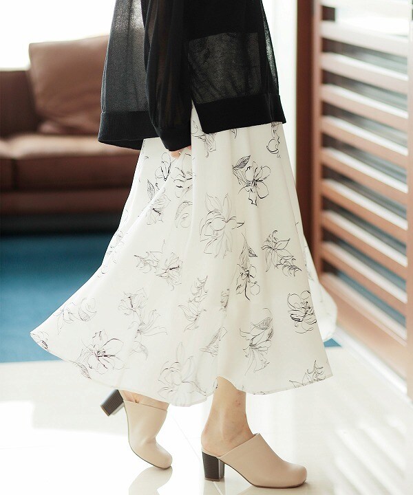 イング 線画花フレアsk の通販はau Pay マーケット Brand Square By Oioi ブランドスクエアbyマルイ