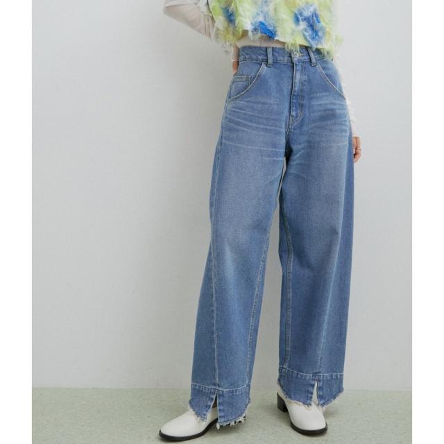 アダムエロペ（ADAM ET ROPE’）/【サステナブル】〈追加〉ルーズフィットアジャストデニム