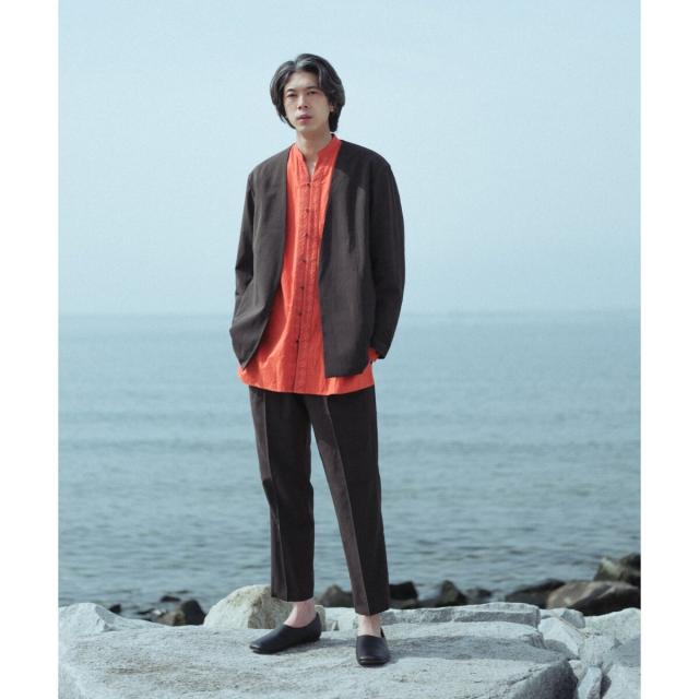 アダムエロペ（ADAM ET ROPE’）/【別注】《ne Quittez pas / ヌキテパ》OVER SIZE Caftan SHIRT