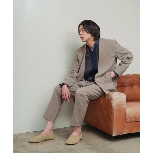 アダムエロペ（ADAM ET ROPE’）/【別注】《ne Quittez pas / ヌキテパ》OVER SIZE Caftan SHIRT