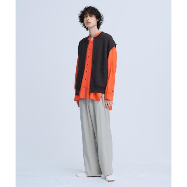 アダムエロペ（ADAM ET ROPE’）/【別注】《ne Quittez pas / ヌキテパ》OVER SIZE Caftan SHIRT