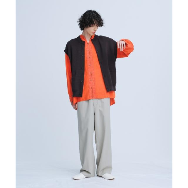 アダムエロペ（ADAM ET ROPE’）/【別注】《ne Quittez pas / ヌキテパ》OVER SIZE Caftan SHIRT