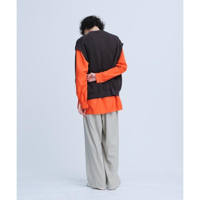 アダムエロペ（ADAM ET ROPE’）/【別注】《ne Quittez pas / ヌキテパ》OVER SIZE Caftan SHIRT