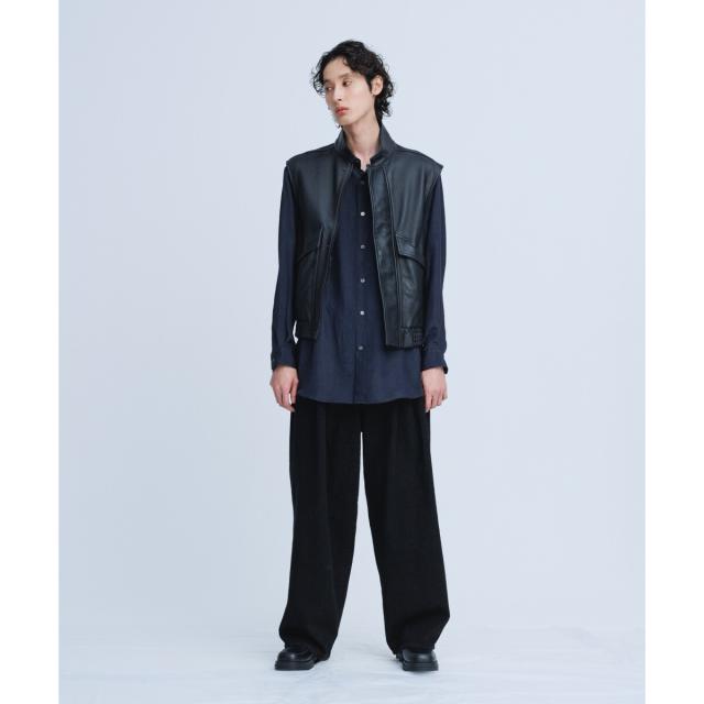 アダムエロペ（ADAM ET ROPE’）/【別注】《ne Quittez pas / ヌキテパ》OVER SIZE Caftan SHIRT