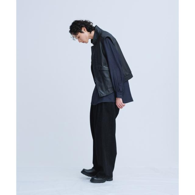 アダムエロペ（ADAM ET ROPE’）/【別注】《ne Quittez pas / ヌキテパ》OVER SIZE Caftan SHIRT