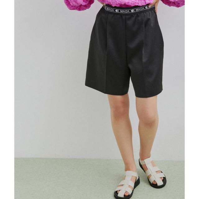 アダムエロペ（ADAM ET ROPE’）/【サステナブル】ウエストロゴサテンショートパンツの通販は 7,762円