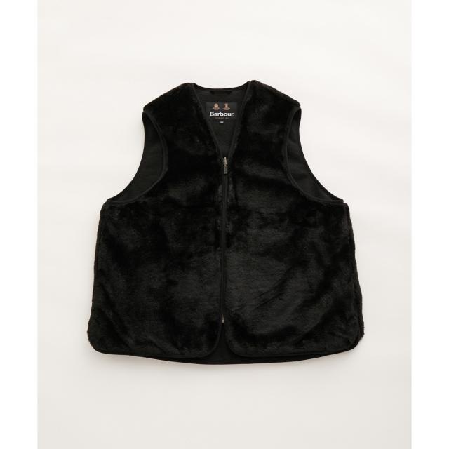 アダムエロペ（ADAM ET ROPE’）/《別注》【BARBOUR/バブアー】リバーシブル フロントジップ ファーライナー ベスト / ユニセ