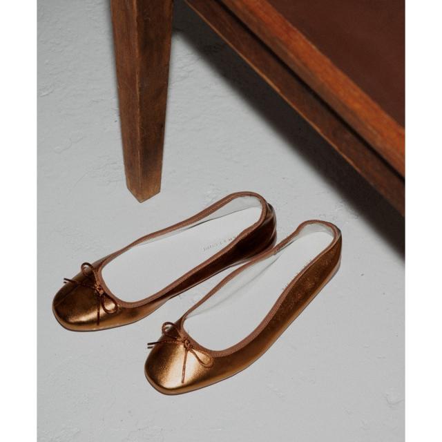 アダムエロペ（ADAM ET ROPE’）/【サステナブル】メタリックバレエ