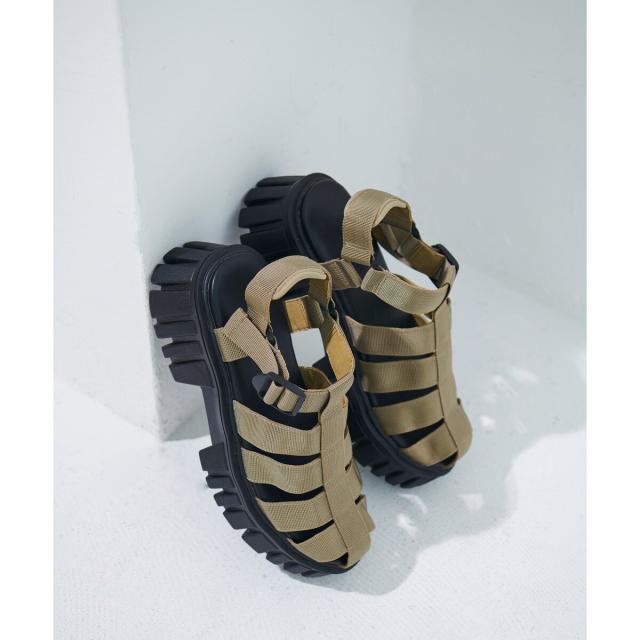 アダムエロペ（ADAM ET ROPE’）/トラックソールグルカサンダル