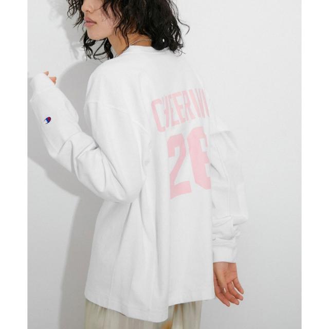 アダムエロペ（ADAM ET ROPE’）/【Champion for ADAM ET ROPE’】別注 RW  LONG SLEEVE T−S