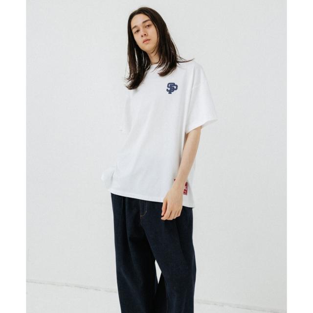 アダムエロペ（ADAM ET ROPE’）/《別注》【SPALDING/スポルディング】LOGO TEE / UNISEX