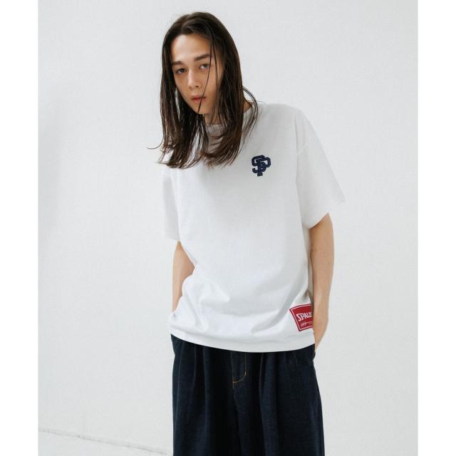 アダムエロペ（ADAM ET ROPE’）/《別注》【SPALDING/スポルディング】LOGO TEE / UNISEX