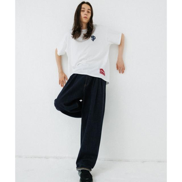 アダムエロペ（ADAM ET ROPE’）/《別注》【SPALDING/スポルディング】LOGO TEE / UNISEX