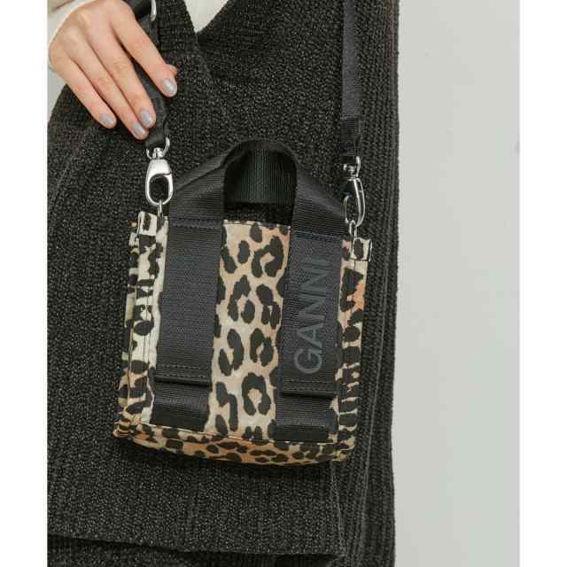 アダムエロペ（ADAM ET ROPE’）/【GANNI(ガニー)】別注Recycled tech Mini Tote