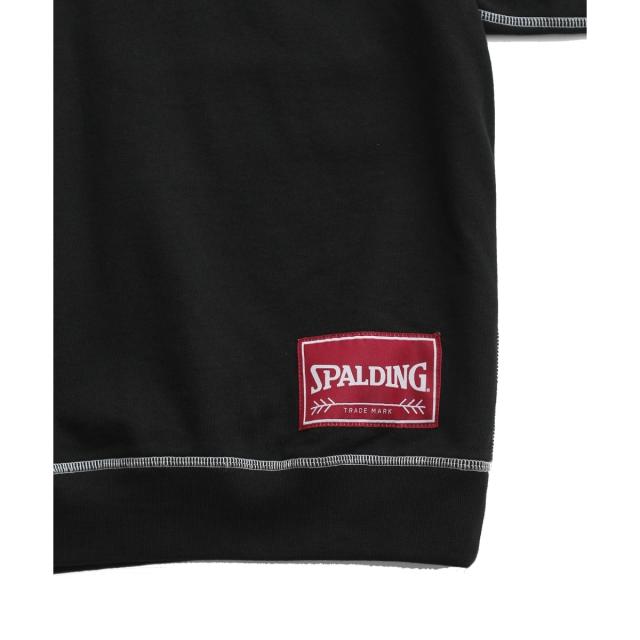 アダムエロペ（ADAM ET ROPE’）/《別注》【SPALDING/スポルディング】EMBROIDERY HALF ZIP POLO SWE