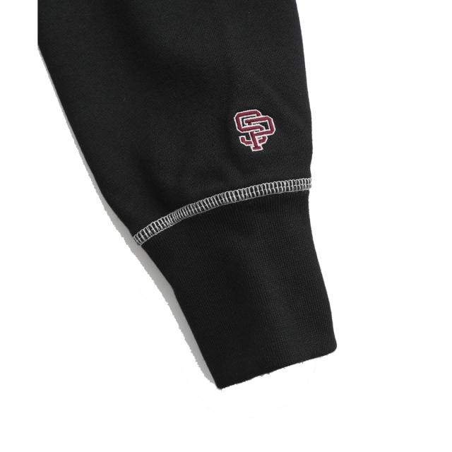 アダムエロペ（ADAM ET ROPE’）/《別注》【SPALDING/スポルディング】EMBROIDERY HALF ZIP POLO SWE