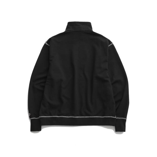 アダムエロペ（ADAM ET ROPE’）/《別注》【SPALDING/スポルディング】EMBROIDERY HALF ZIP POLO SWE