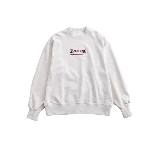 アダムエロペ（ADAM ET ROPE’）/《別注》【SPALDING/スポルディング】LOGO SWEATSHIRT / UNISEX
