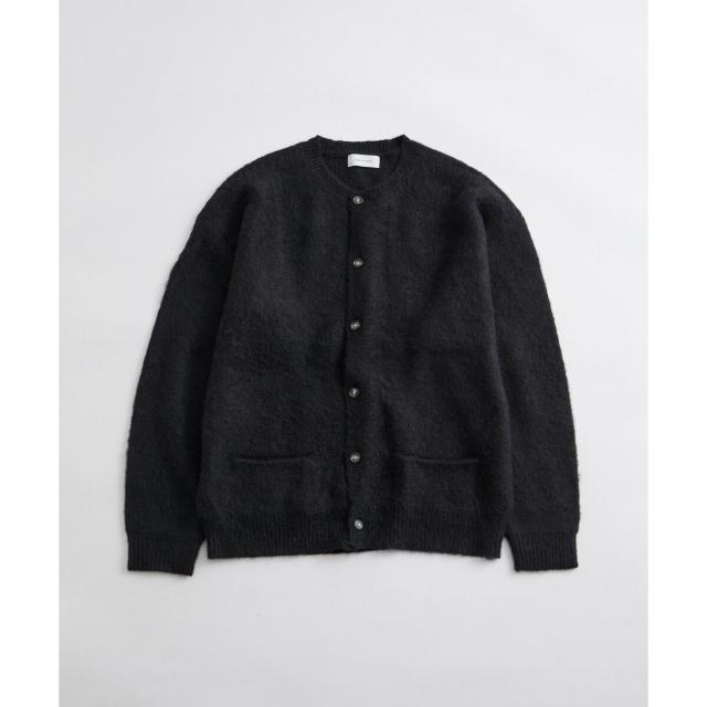 アダムエロペ（ADAM ET ROPE’）/【定番】モヘアミックス オーバーサイズ クルーネックカーディガン / ユニセックス