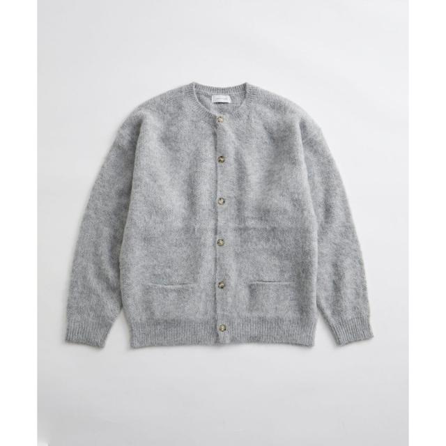 アダムエロペ（ADAM ET ROPE’）/【定番】モヘアミックス オーバーサイズ クルーネックカーディガン / ユニセックス