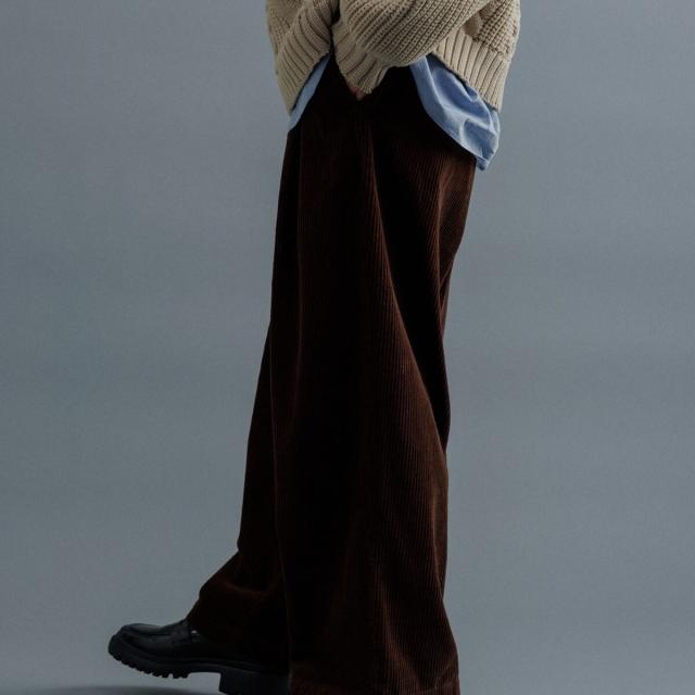 アダムエロペ（ADAM ET ROPE’）/《好評につき数量限定で登場》【WEB限定】2タック ワイドルーズ ドカンパンツ / バギーパンツ /