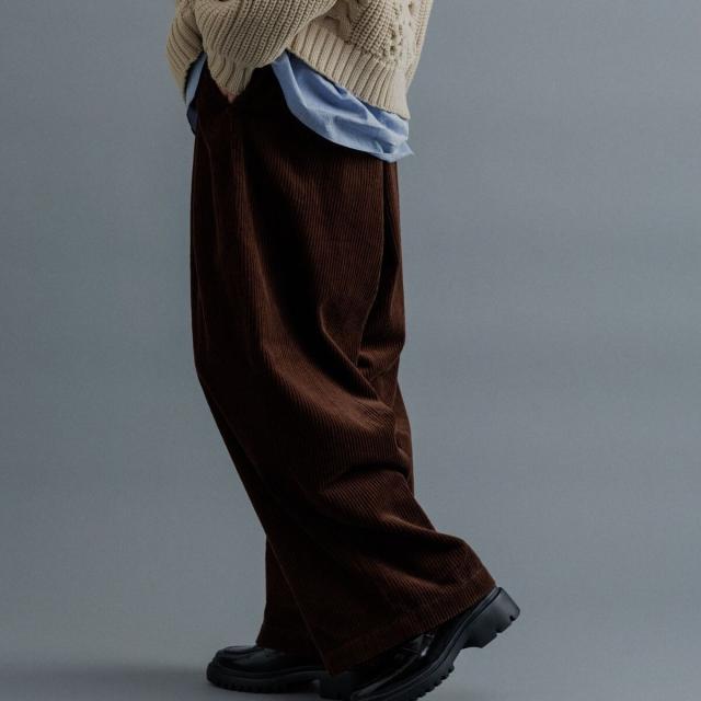 アダムエロペ（ADAM ET ROPE’）/《好評につき数量限定で登場》【WEB限定】2タック ワイドルーズ ドカンパンツ / バギーパンツ /