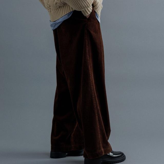 アダムエロペ（ADAM ET ROPE’）/《好評につき数量限定で登場》【WEB限定】2タック ワイドルーズ ドカンパンツ / バギーパンツ /