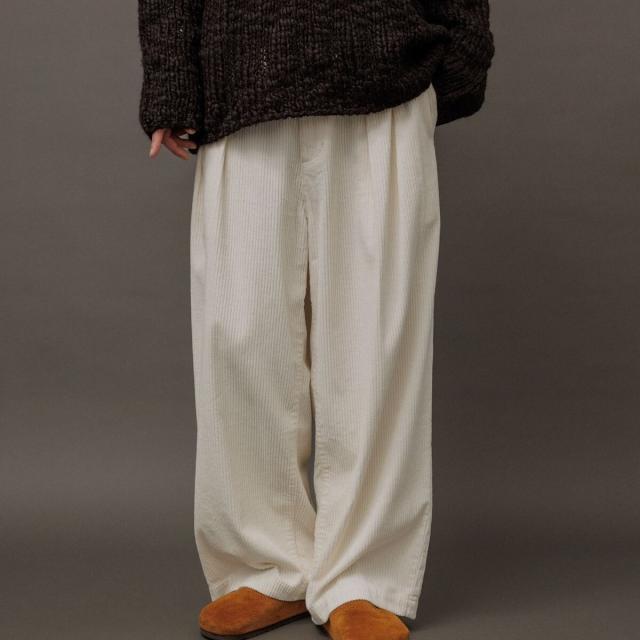 アダムエロペ（ADAM ET ROPE’）/《好評につき数量限定で登場》【WEB限定】2タック ワイドルーズ ドカンパンツ / バギーパンツ /