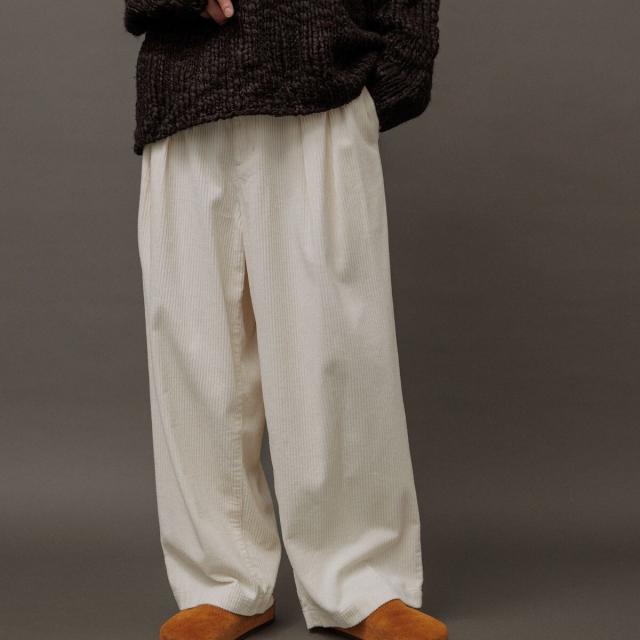 アダムエロペ（ADAM ET ROPE’）/《好評につき数量限定で登場》【WEB限定】2タック ワイドルーズ ドカンパンツ / バギーパンツ /