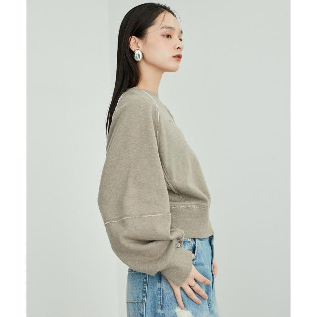 アダムエロペ（ADAM ET ROPE'）/スリットリブスウェット