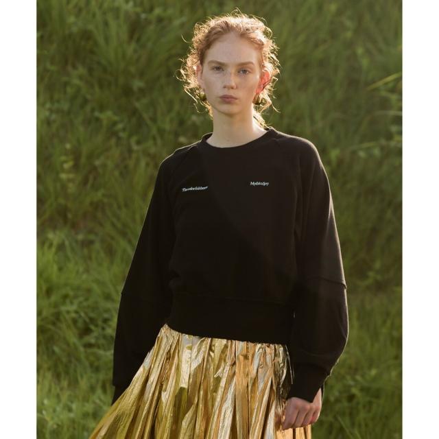 ADAM ET ROPE FEMME スリットリブスウェット ショート丈 スリットリブスウェット（スウェット）｜ADAM ET ROPE
