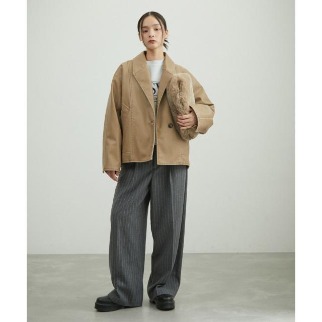 アダムエロペ（ADAM ET ROPE'）/シンセティックレザージャケット