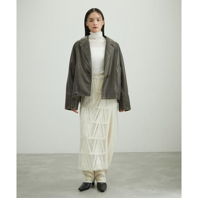 アダムエロペ（ADAM ET ROPE'）/シンセティックレザージャケット
