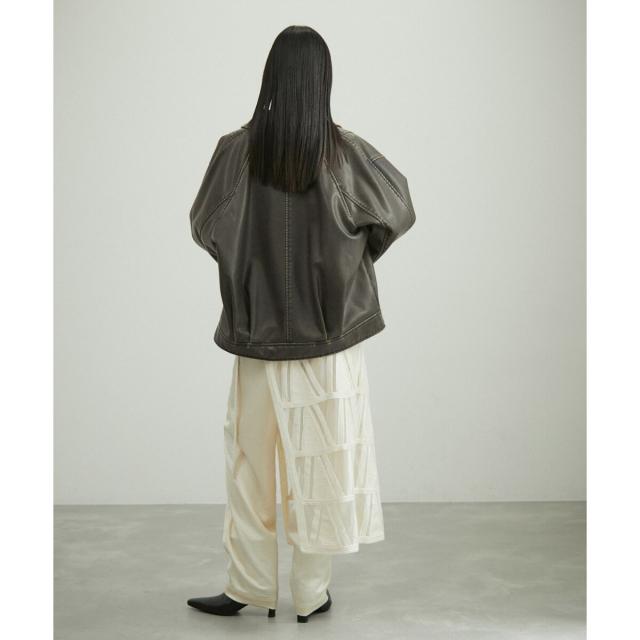 アダムエロペ（ADAM ET ROPE'）/シンセティックレザージャケット