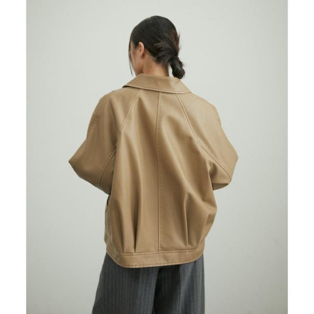 アダムエロペ（ADAM ET ROPE'）/シンセティックレザージャケット