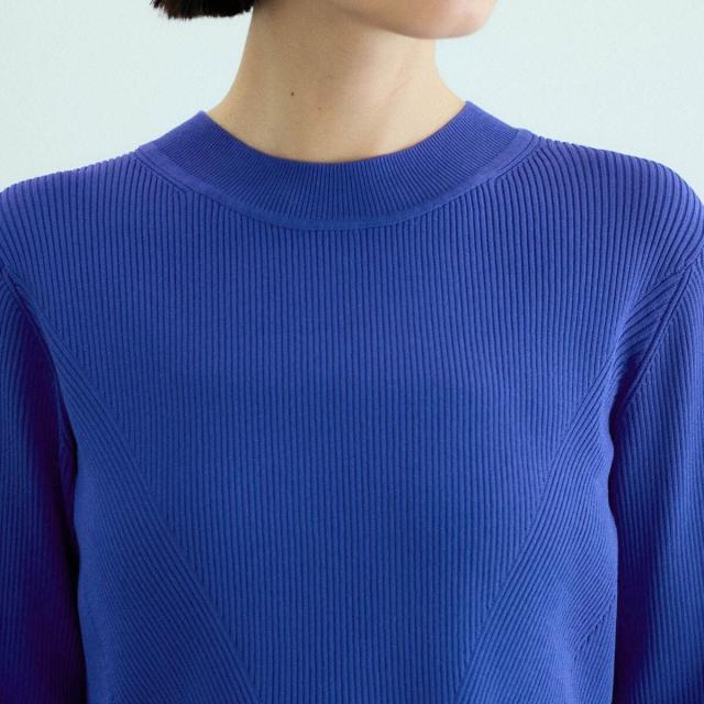 アダムエロペ（ADAM ET ROPE’）/【サステナブル】・【オケージョン】・【洗える】ペプラムコンビニットプルオーバー_17