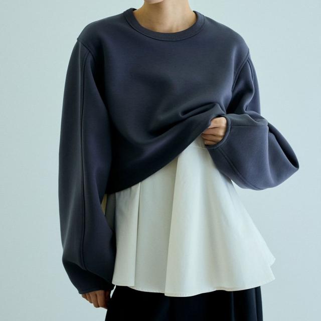 アダムエロペ（ADAM ET ROPE'）/レイヤードペプラムチュニックの