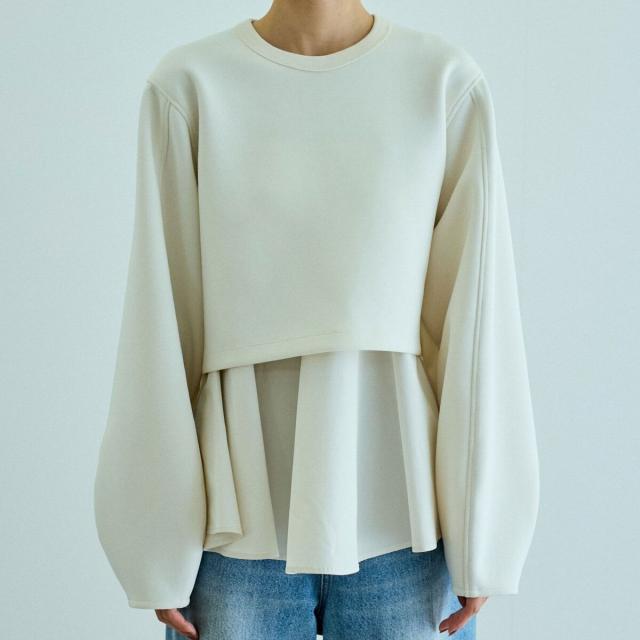 アダムエロペ（ADAM ET ROPE'）/レイヤードペプラムチュニックの通販は