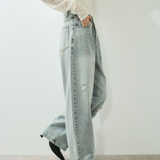 アダムエロペ（ADAM ET ROPE'）/【WEB限定】ワイドストレートデニム