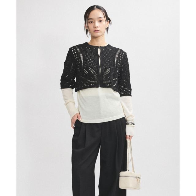 アダムエロペ（ADAM ET ROPE’）/【オケージョン】ハーフスリーブレースボレロ 17,930円