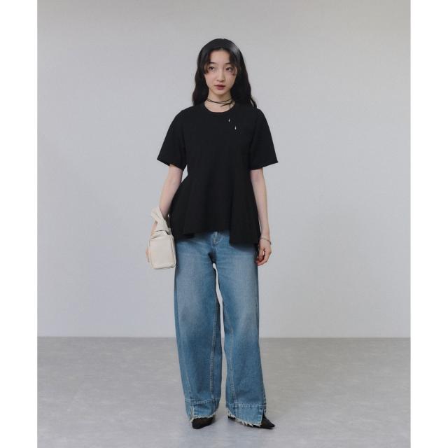 ADAM ET ROPE ルーズフィットアジャストデニム 36 アダムエロペ（ADAM