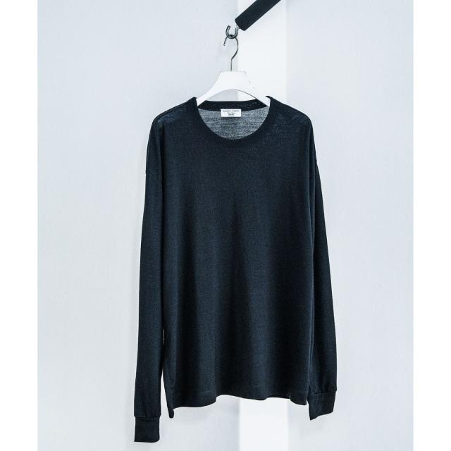 アダムエロペ（ADAM ET ROPE’）/【NIKKE】ウール天竺 ロングスリーブ ニットT