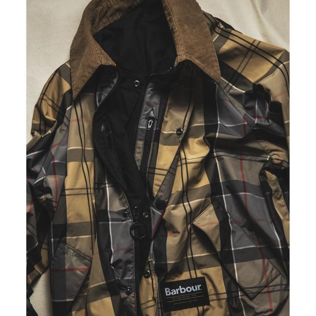 アダムエロペ（ADAM ET ROPE’）/《別注》【Barbour/バブアー】TRANSPORT リバーシブルブルゾン / ブルガリア製
