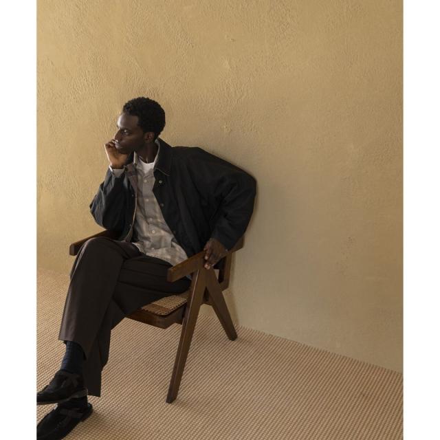 アダムエロペ（ADAM ET ROPE’）/《別注》【Barbour/バブアー】TRANSPORT リバーシブルブルゾン / ブルガリア製