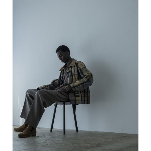 アダムエロペ（ADAM ET ROPE’）/《別注》【Barbour/バブアー】TRANSPORT リバーシブルブルゾン / ブルガリア製