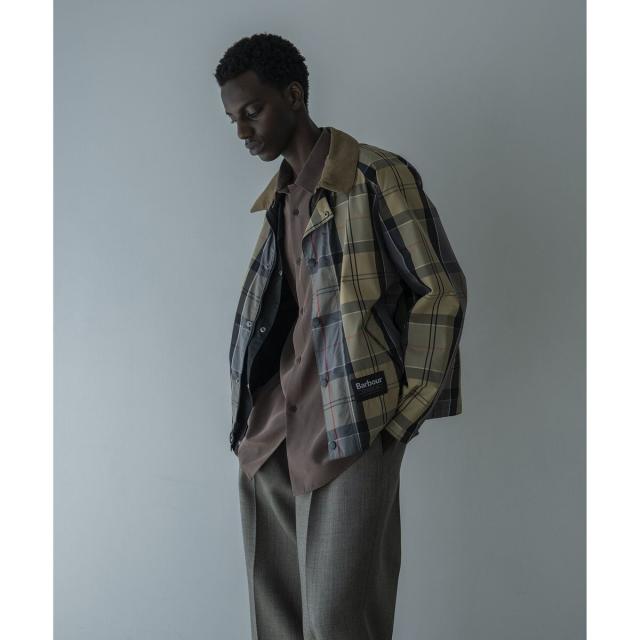 アダムエロペ（ADAM ET ROPE’）/《別注》【Barbour/バブアー】TRANSPORT リバーシブルブルゾン / ブルガリア製