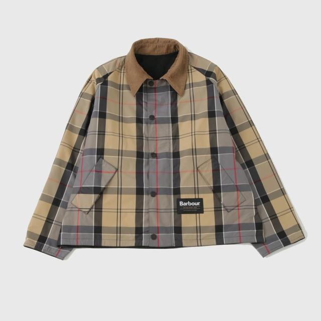 アダムエロペ（ADAM ET ROPE’）/《別注》【Barbour/バブアー】TRANSPORT リバーシブルブルゾン / ブルガリア製