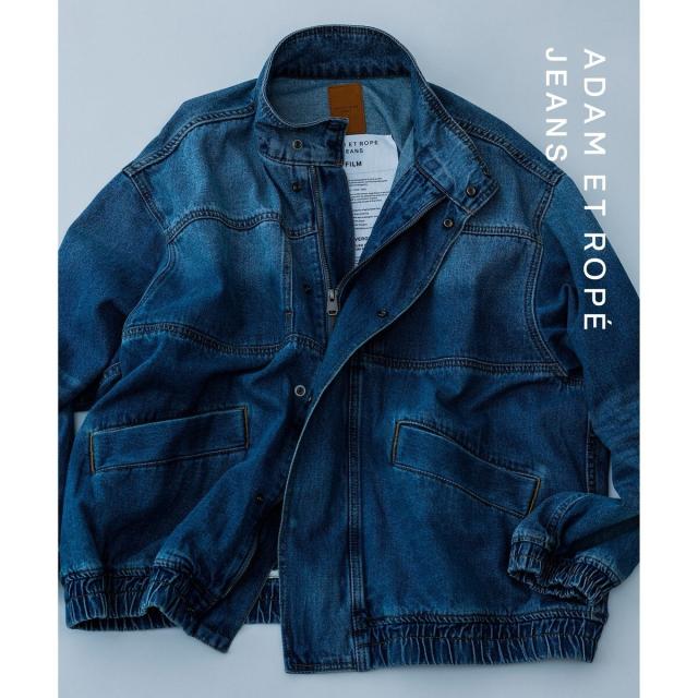 アダムエロペ（ADAM ET ROPE’）/ブリーチデニム ボマージャケット / ADAM ET ROPE’ JEANS −FILM−の通販はその他ジャケット・アウター