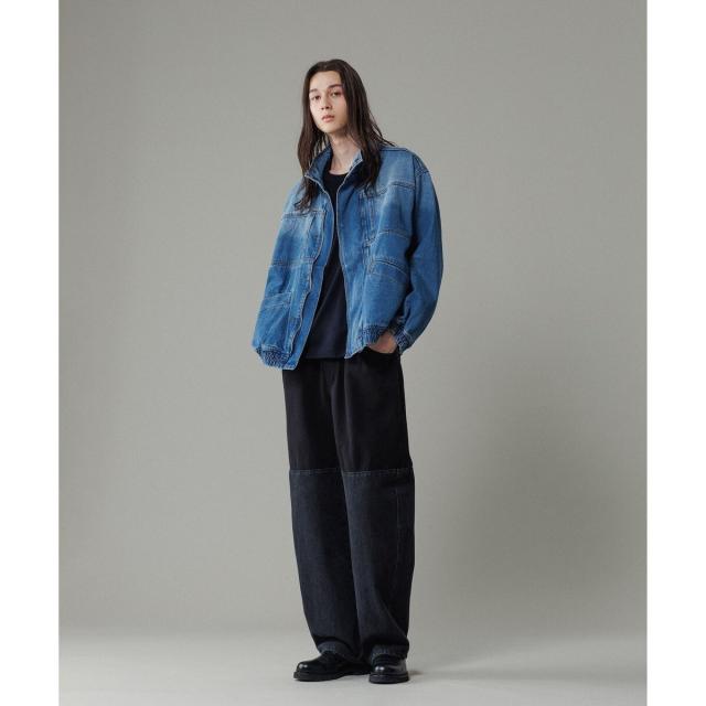 アダムエロペ（ADAM ET ROPE’）/ブリーチデニム ボマージャケット / ADAM ET ROPE’ JEANS −FILM−の通販は