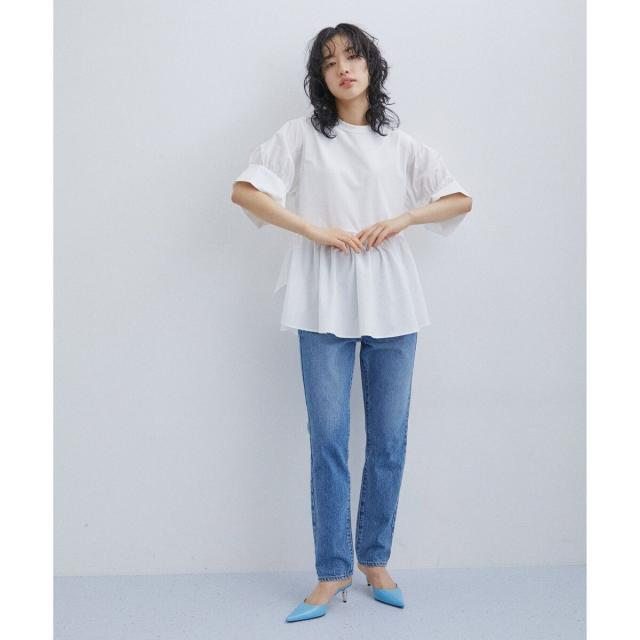 ADAM ET ROPE' バウンスカフスプルオーバー ピンク アダムエロペ] 接触